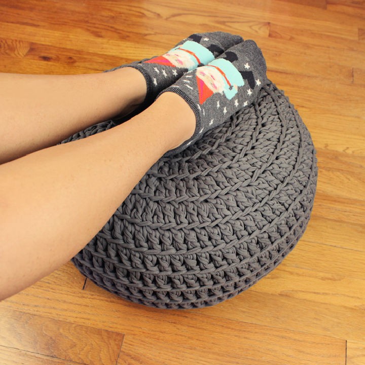 Floor Pillow Pouf Ottoman Crochet Pattern