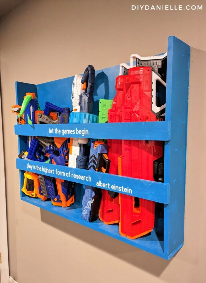Bedroom Nerf Gun Storage Ideas