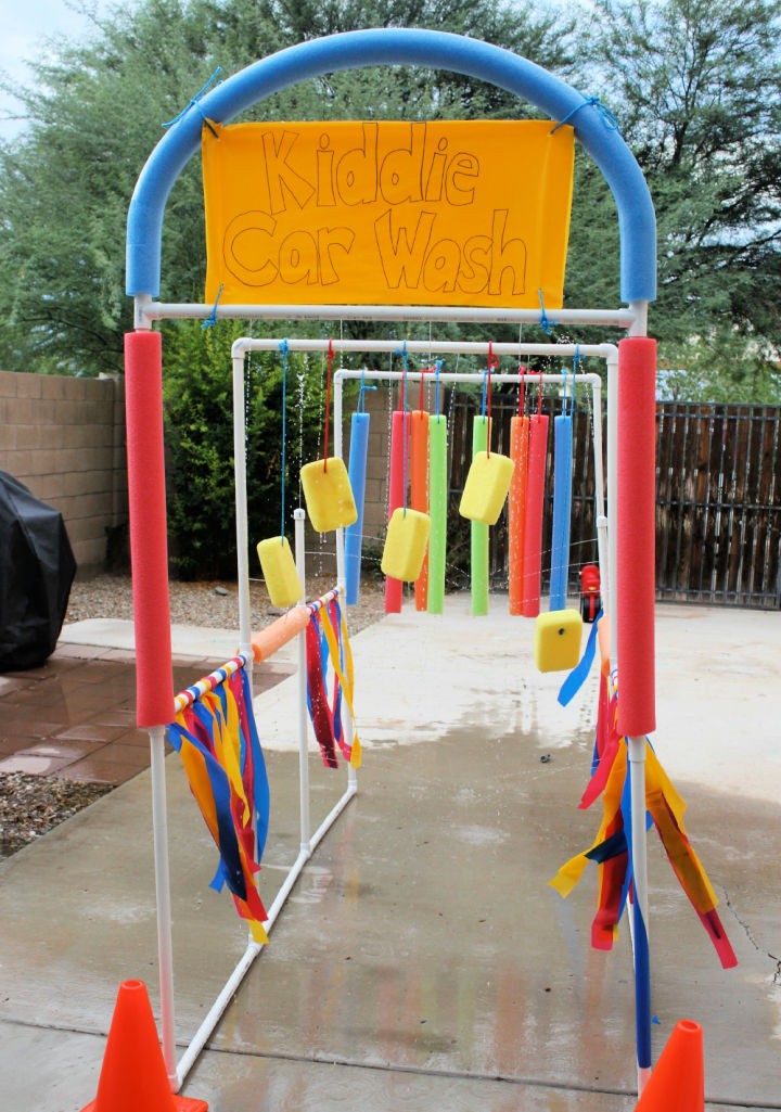 Making an Outdoor Kiddie Car Wash