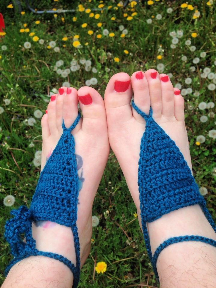20 Free Crochet Barefoot Sandals Patterns for Any Occasion