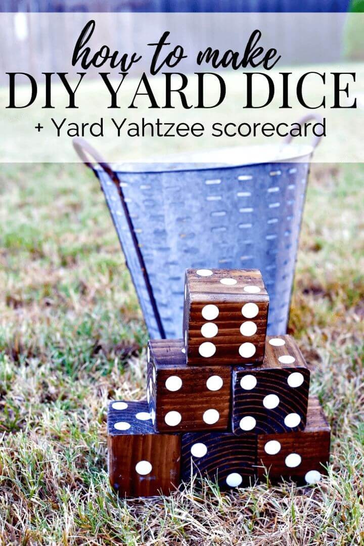 How to Make Yard Dice: