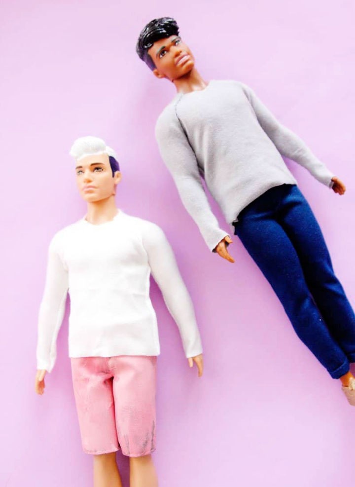 Free Ken Barbie Doll Shirt Sewing Pattern