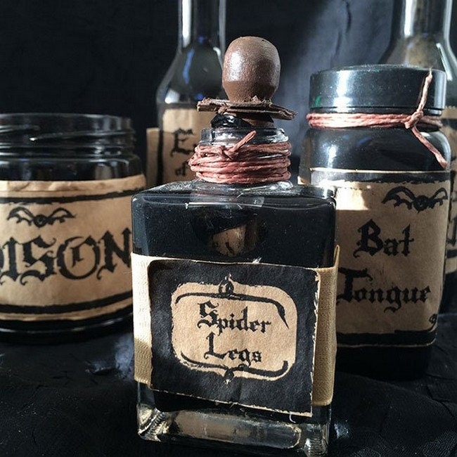Printable Halloween Potion And Witch’s Brew Labels: