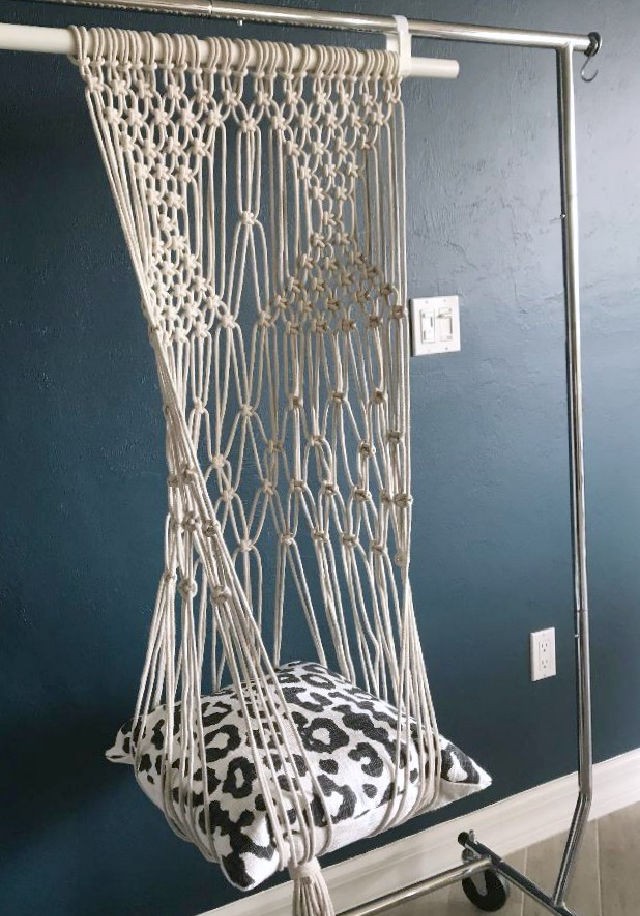 How to Make Your Own Macrame Cat Hammock