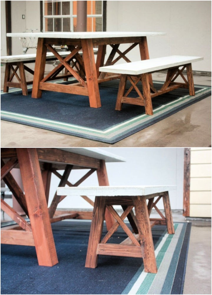 15 Modern DIY Concrete Bench Ideas for Outdoor Seating