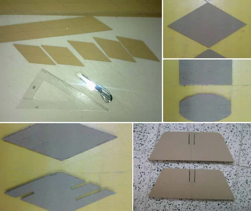 Cut Out the Cardboard Pieces