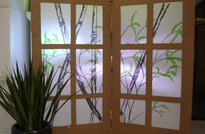 7 Steps to Create a DIY Cardboard Shoji Screen Room Divider