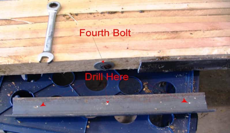 Align and Drill the Vertical Slats