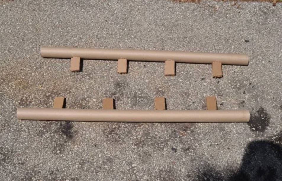 Build the Cardboard Tube Ladder