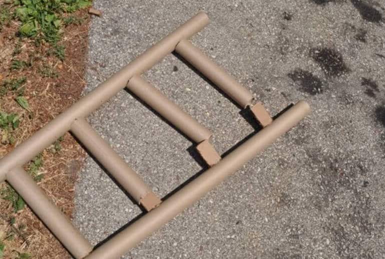Build the Cardboard Tube Ladder