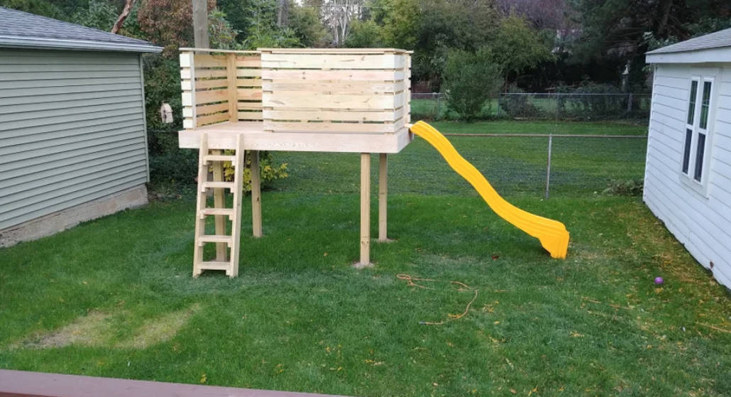 DIY Backyard Play Structure for Kids