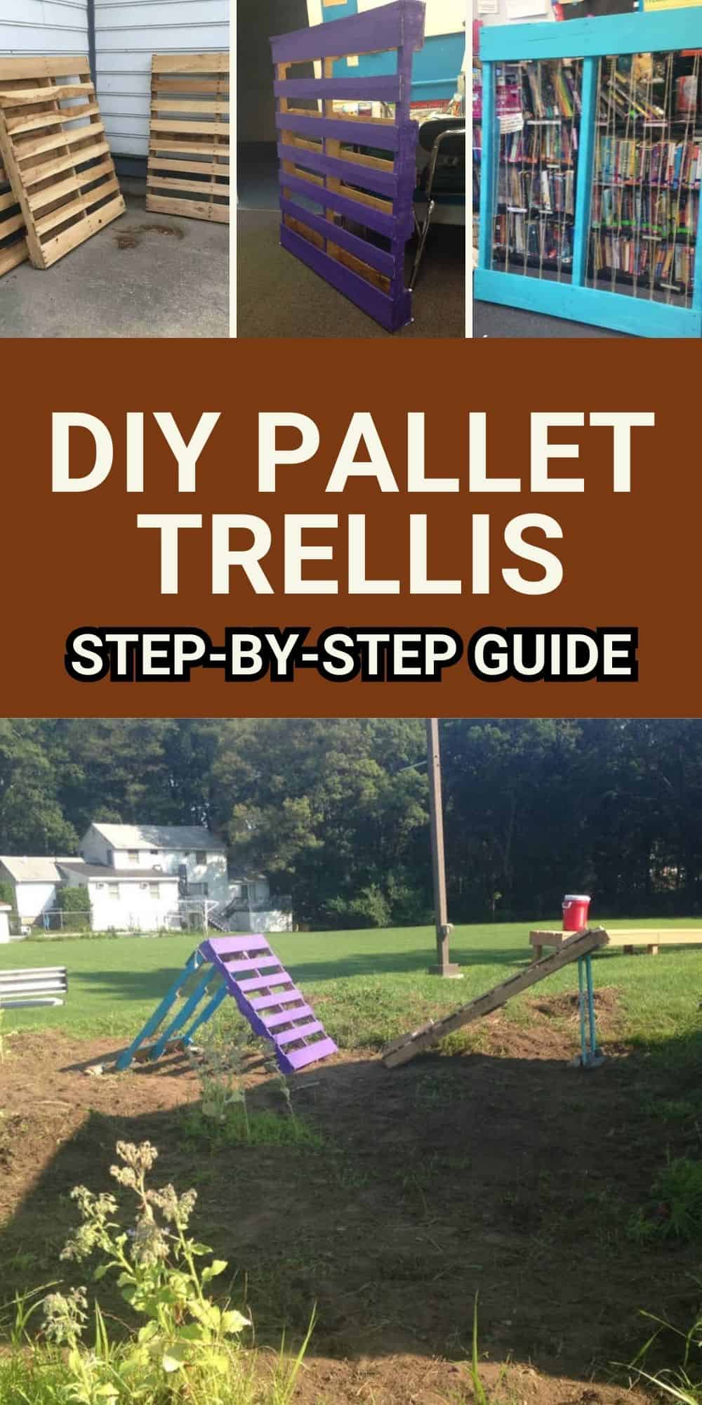 DIY Pallet Trellis