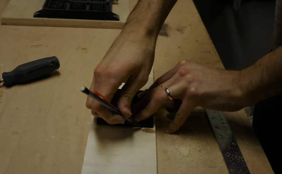 Locate the Center of the Base Plate