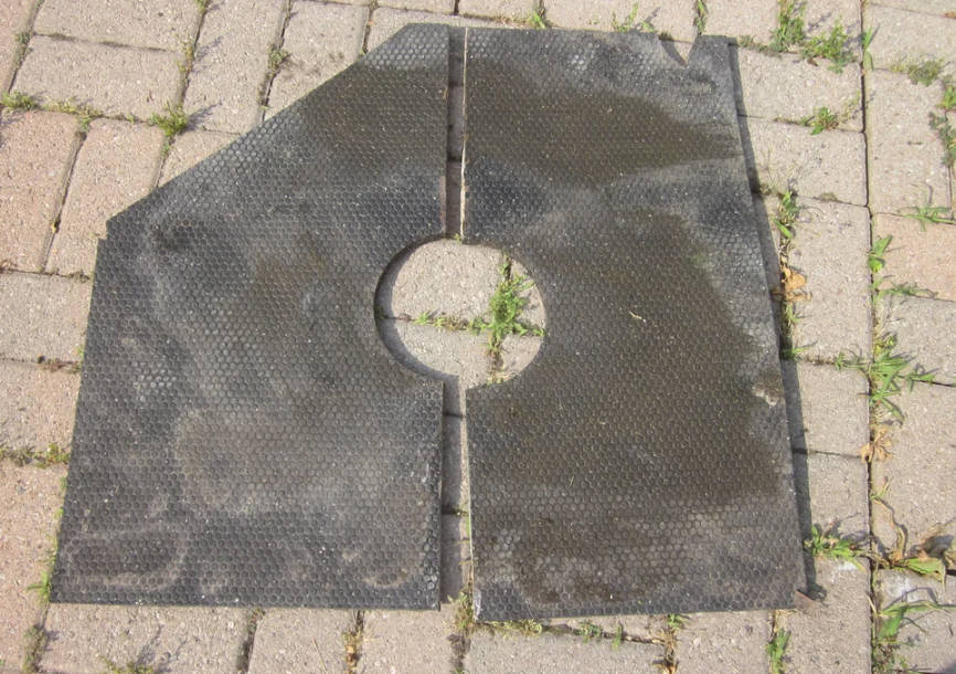 Repair or Prepare the Rubber Mat