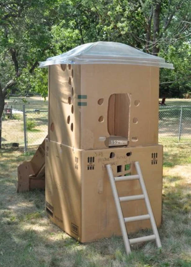diy Cardboard playground