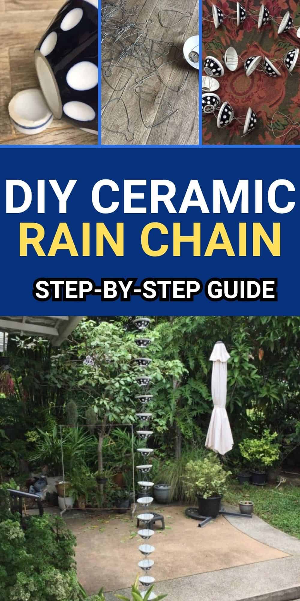 DIY Ceramic Rain Chain