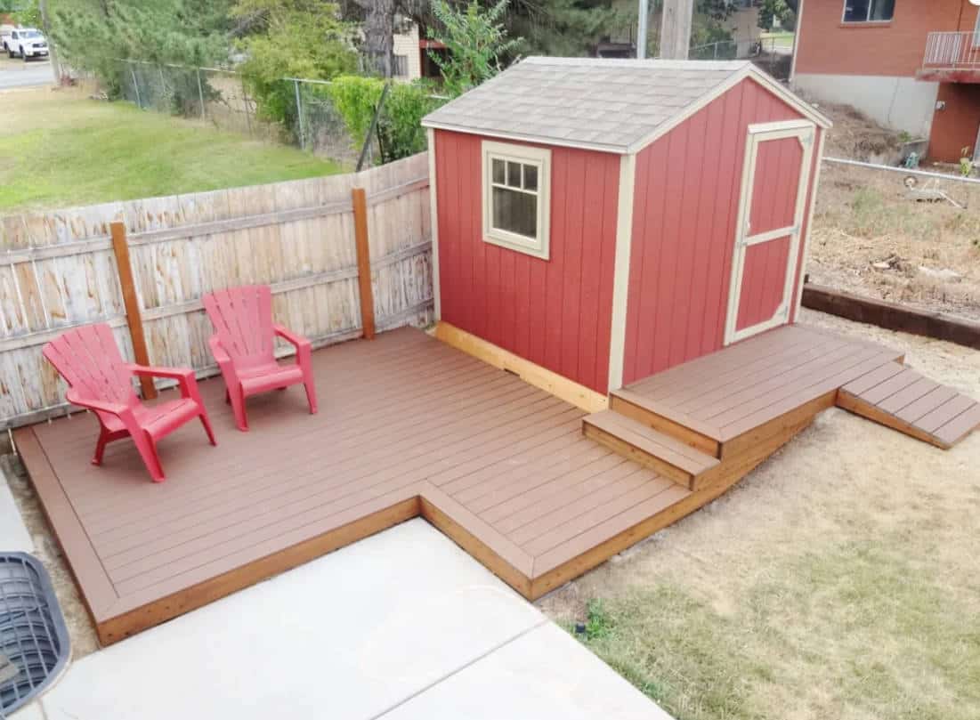 DIY Floating Deck