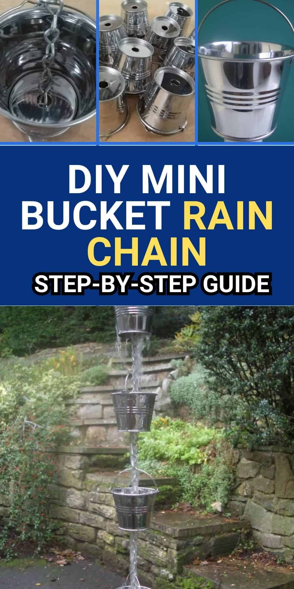 DIY Mini Bucket Rain Chain