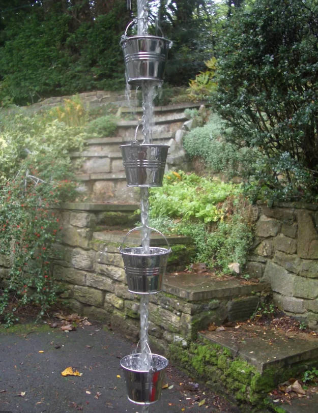 DIY Mini Bucket Rain Chain
