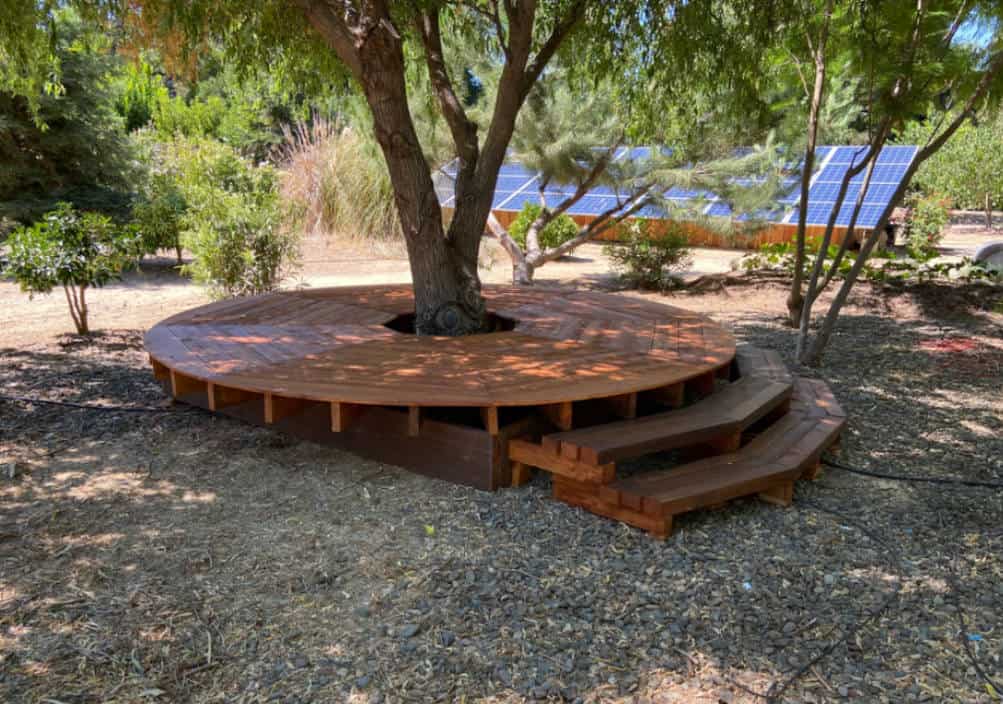 DIY Round Deck