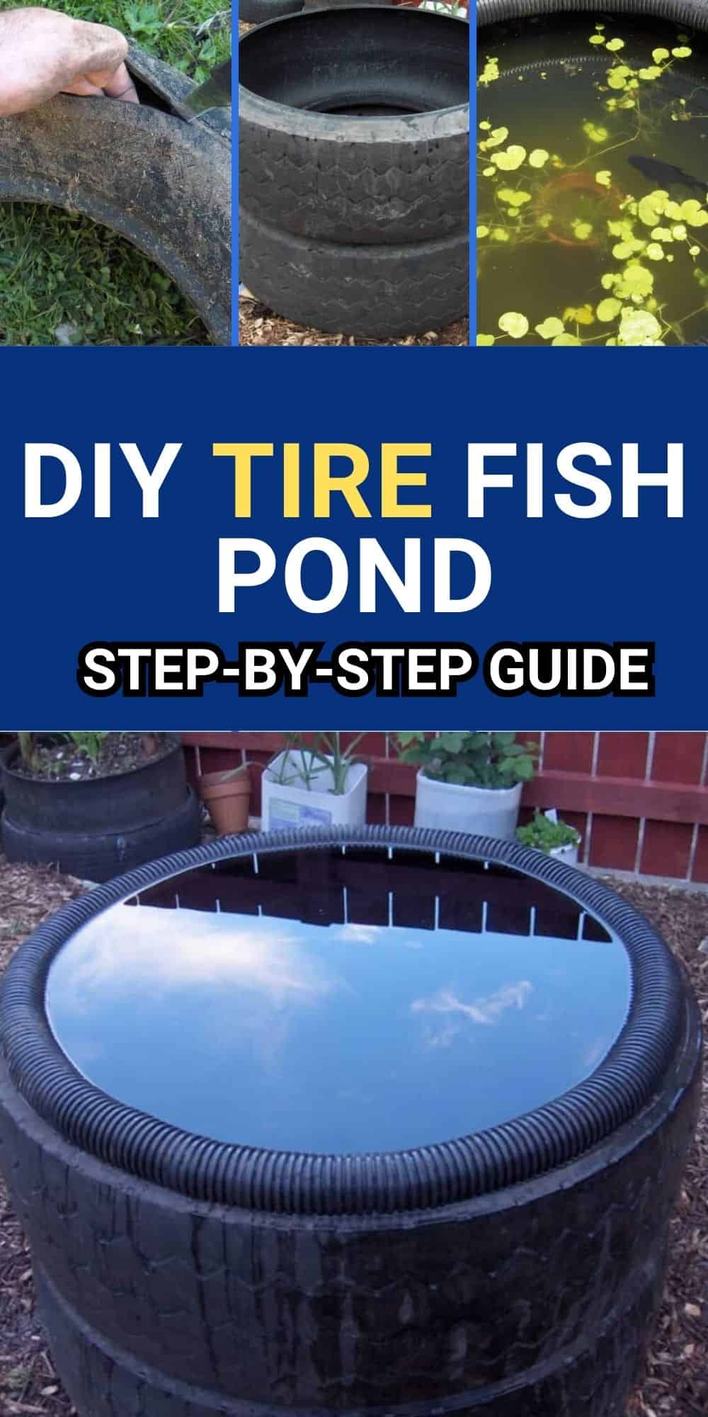 DIY Tire Fish Pond