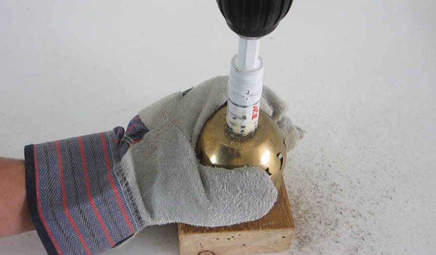 Drill a Hole in the Bottom of Each Cup