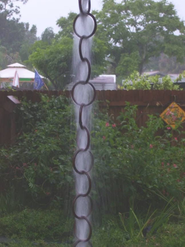 Hang the Rain Chain
